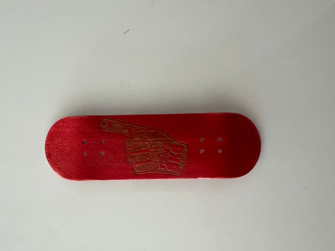 Elevate "Fingersk8 Logo Red" 29mm Fingerboard Deck or Complete