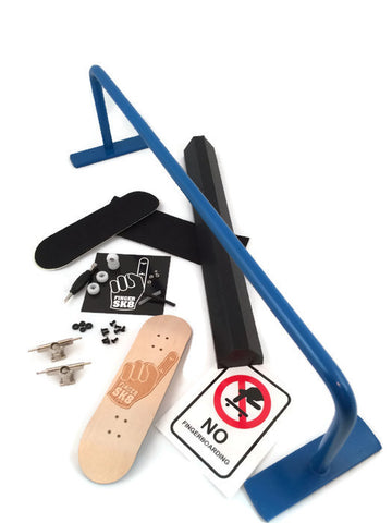 FINGERSK8 Fingerboard Straight Rail Curb Package