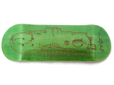 Fanno "Zombi Finger Green " 32mm Fingerboard Deck or Complete